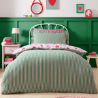 Fun Strawberries Pink Reversible Duvet Set
