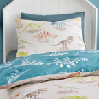 Skeleton Dino Multi Kids Reversible Duvet Set