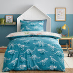 Skeleton Dino Multi Kids Reversible Duvet Set