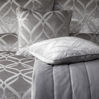 Belfort Silver Velvet Cushion (43cm x 43cm)