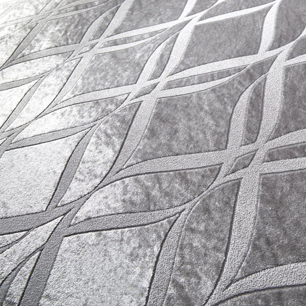 Belfort Silver Velvet Cushion (43cm x 43cm)