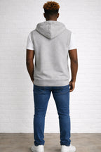 Sleeveless Zipped Hoody