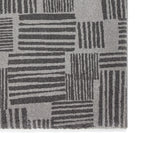 Catherine Lansfield Blocks Dark Grey and Grey Rug