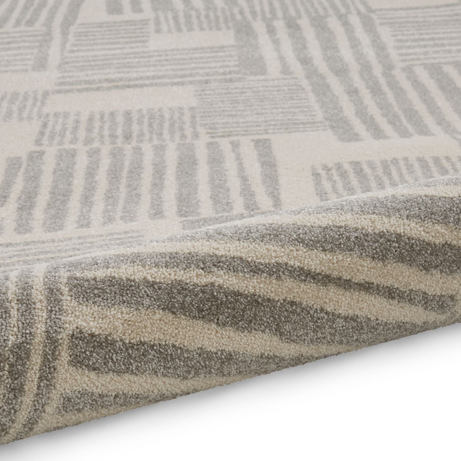 Catherine Lansfield Blocks Grey Rug