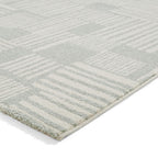 Catherine Lansfield Blocks Sage Green Rug