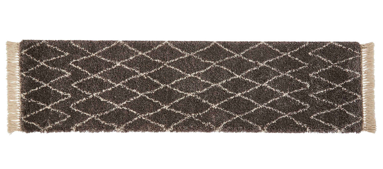 Boho 8280 Grey Runner Rug (60cm x 230cm)