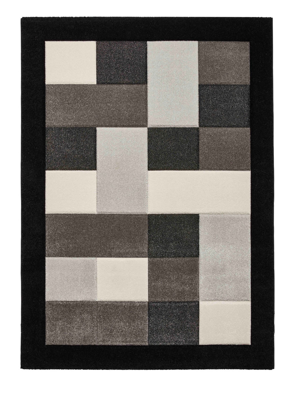 Brooklyn BRK04 Black/Grey Rug