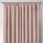 Cali Blush Pink Thermal Blackout Pencil Pleat Curtains