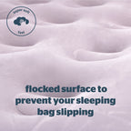 Silentnight Camping Collection Grey Flock Airbed with Built In Electric Pump