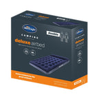 Silentnight Camping Collection Blue Flock Airbed with Built In Foot Pump