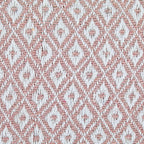 Casablanca Blush Pink Scandi Woven Recycled Cotton Throw