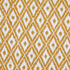 Casablanca Ochre Scandi Woven Recycled Cotton Throw