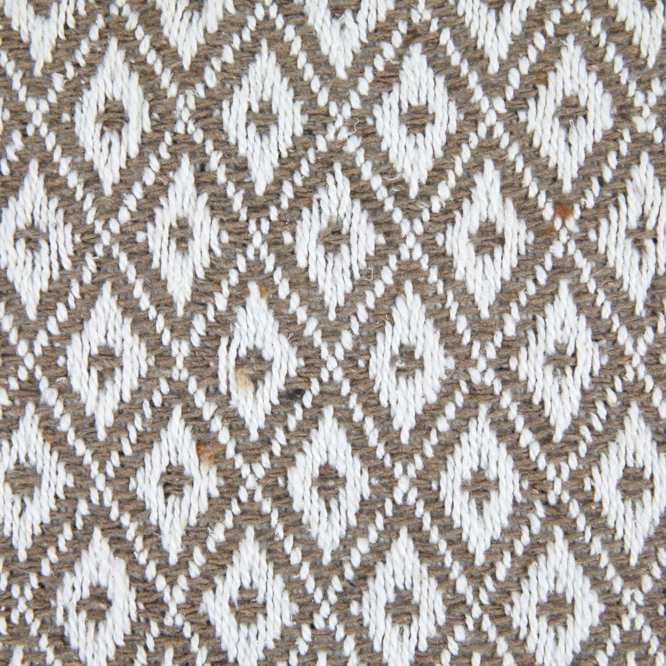 Casablanca Taupe Scandi Woven Recycled Cotton Throw