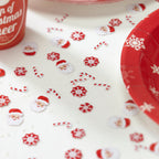 Red & White Christmas Table Confetti