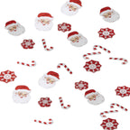 Red & White Christmas Table Confetti