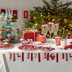 Red & White Christmas Table Confetti