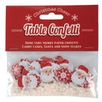Red & White Christmas Table Confetti