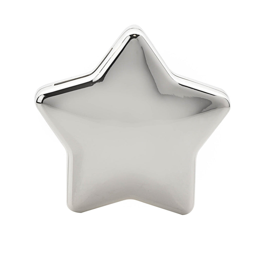 Bambino Star Silver Plated Money Box