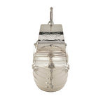 Bambino Silver Plated Money Box Pirate Ship