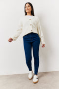 Indigo Adjustable Skinny Jeans