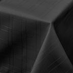 Chequers Black Jacquard Table Cloth