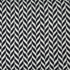 Cherokee Black Scandi Woven Recycled Cotton Throw