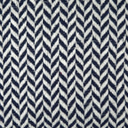 Cherokee Navy Scandi Woven Recycled Cotton Throw