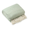 Cherokee Sage Green Scandi Woven Recycled Cotton Throw