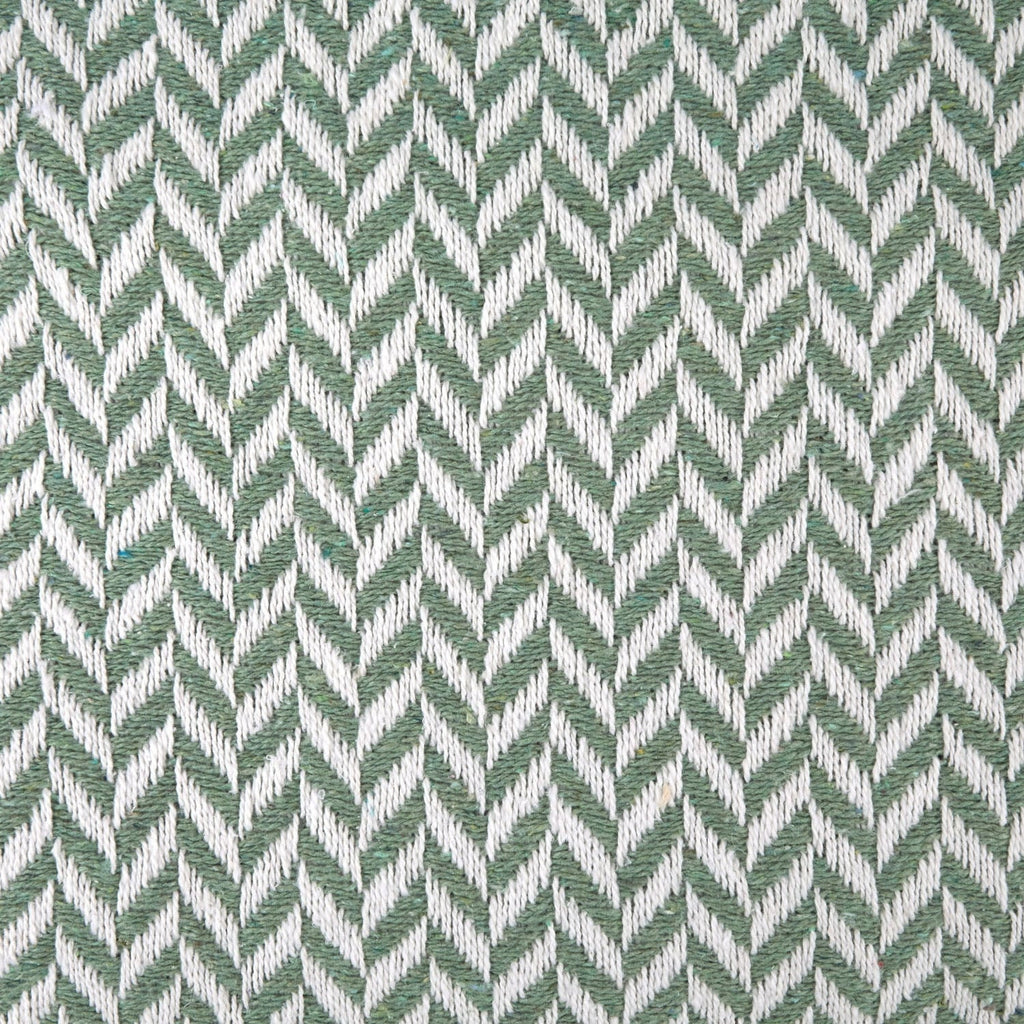 Cherokee Sage Green Scandi Woven Recycled Cotton Throw