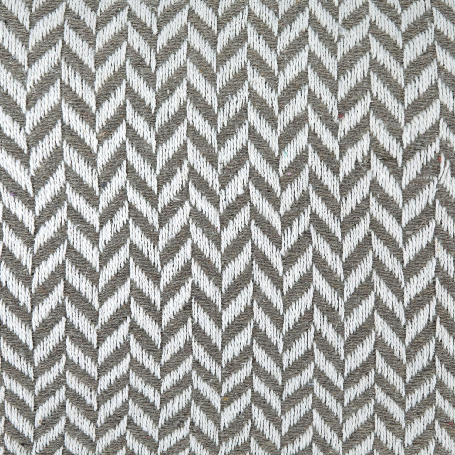 Cherokee Taupe Scandi Woven Recycled Cotton Throw