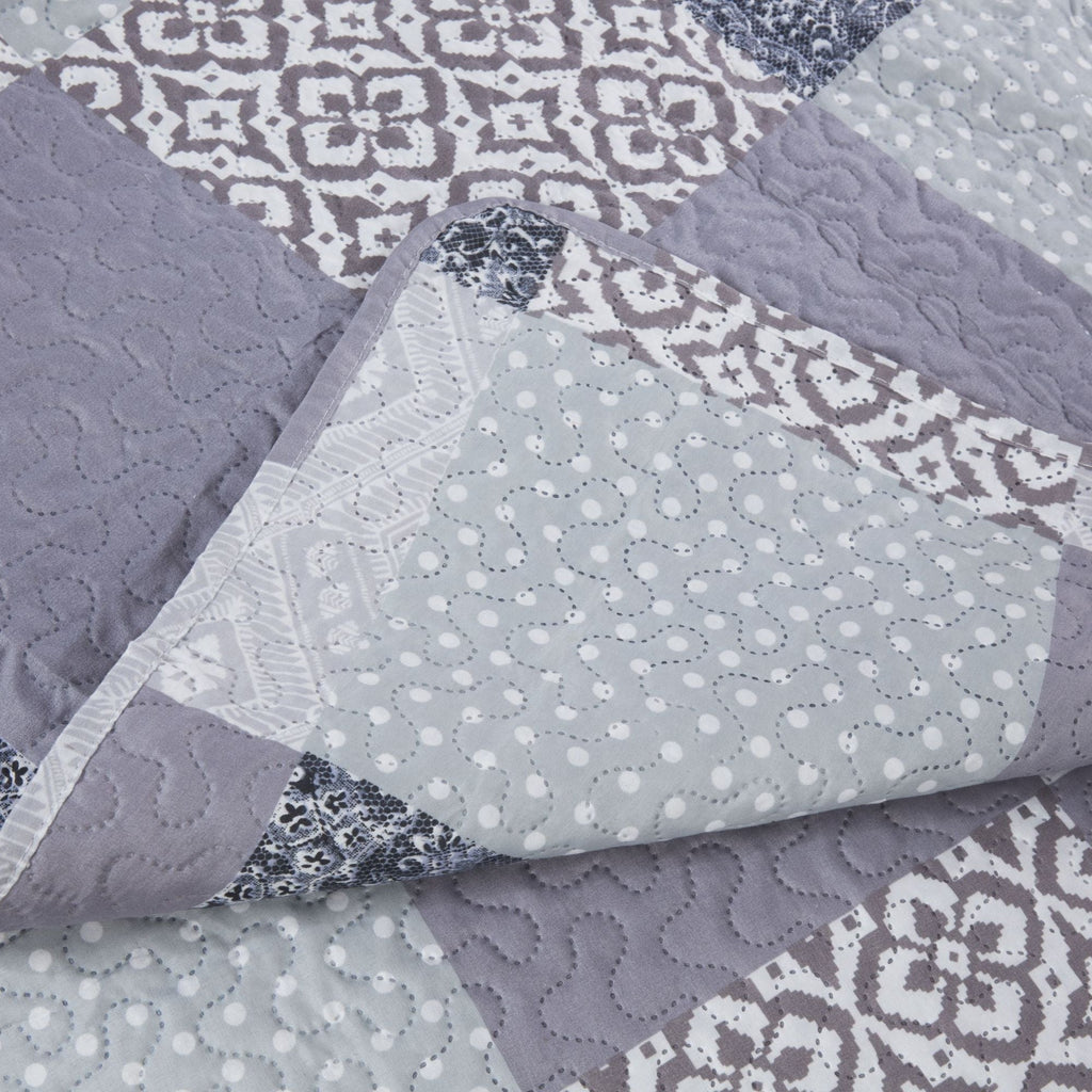 Chiltern Blue Patchwork Bedspread Set