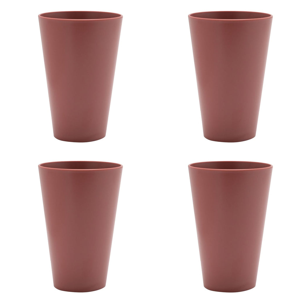 Country Living Set of 4 RPET Cups - Terracotta