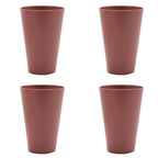 Country Living Set of 4 RPET Cups - Terracotta