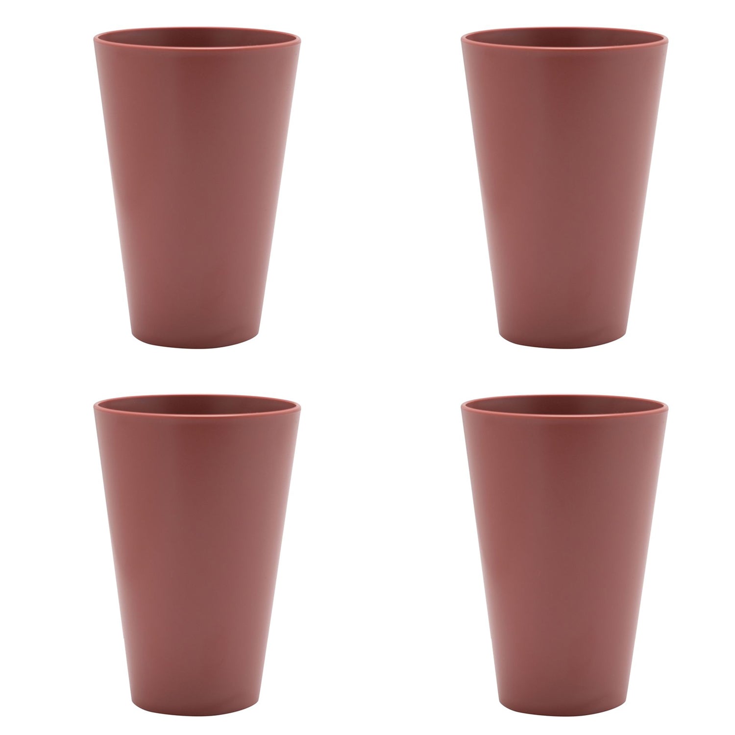 Country Living Set of 4 RPET Cups - Terracotta