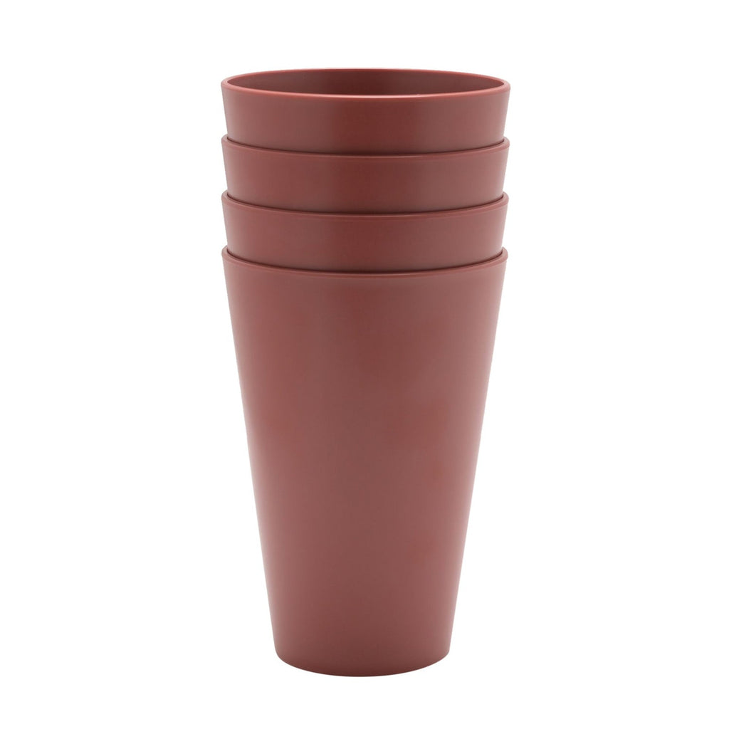 Country Living Set of 4 RPET Cups - Terracotta