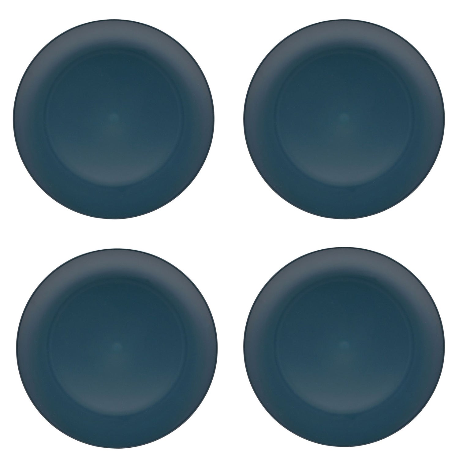 Country Living Set of 4 RPET Plates - Navy Blue