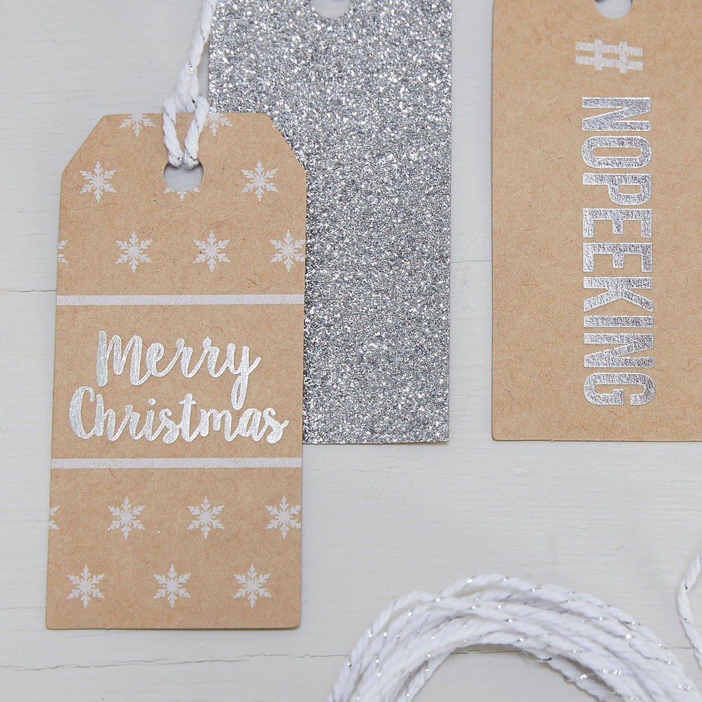 Festive Gift Tags - Christmas Metallics