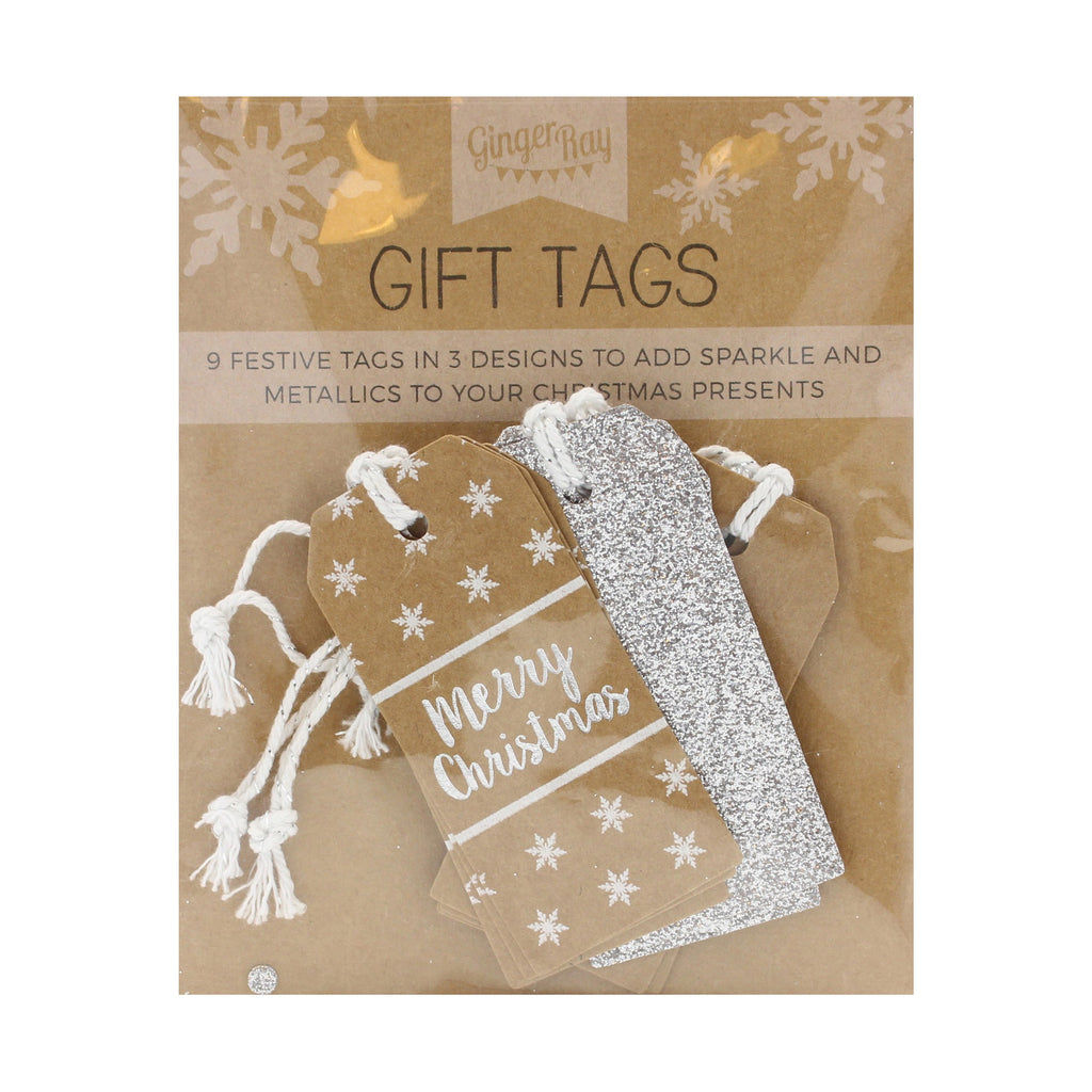 Festive Gift Tags - Christmas Metallics