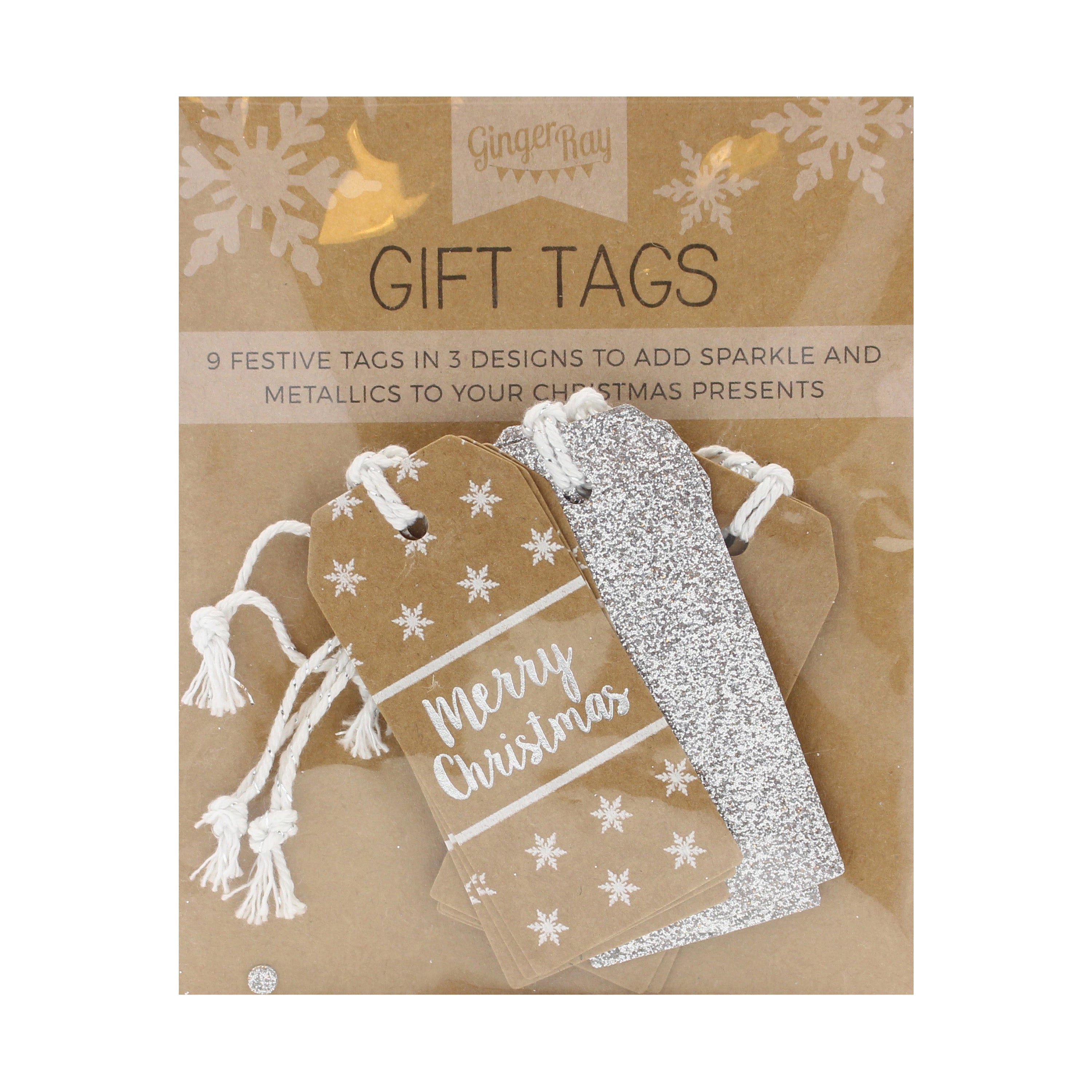 Festive Gift Tags - Christmas Metallics