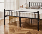 Cromer Modern Black Metal Bed Frame