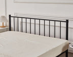 Cromer Modern Black Metal Bed Frame