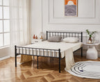 Cromer Modern Black Metal Bed Frame