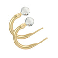 Crystal Matt Gold Curtain Holdbacks (Pair)