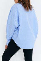 Stripe Oversized Poplin Shirt