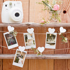 Wooden Heart Peg and String Set - Rustic Country- 5 Inner Pack