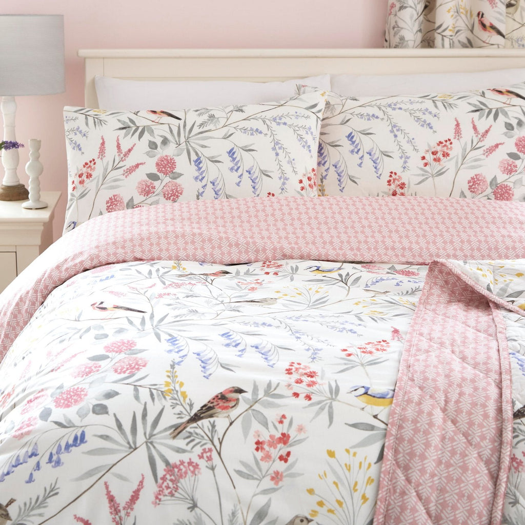 Caraway Pink Floral Duvet Set