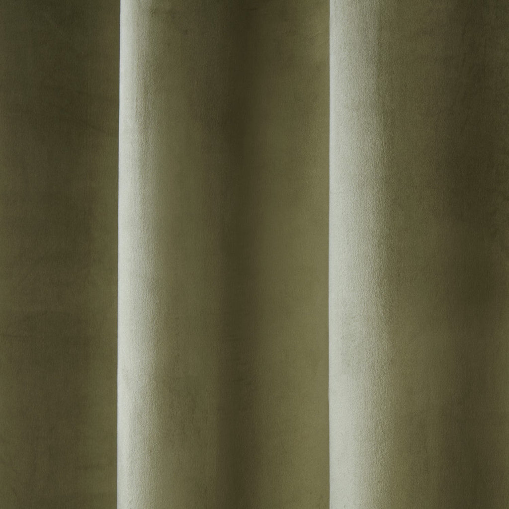 Casa Green Blackout Eyelet Curtains