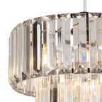 Chrome And Clear Ceiling Light Shade