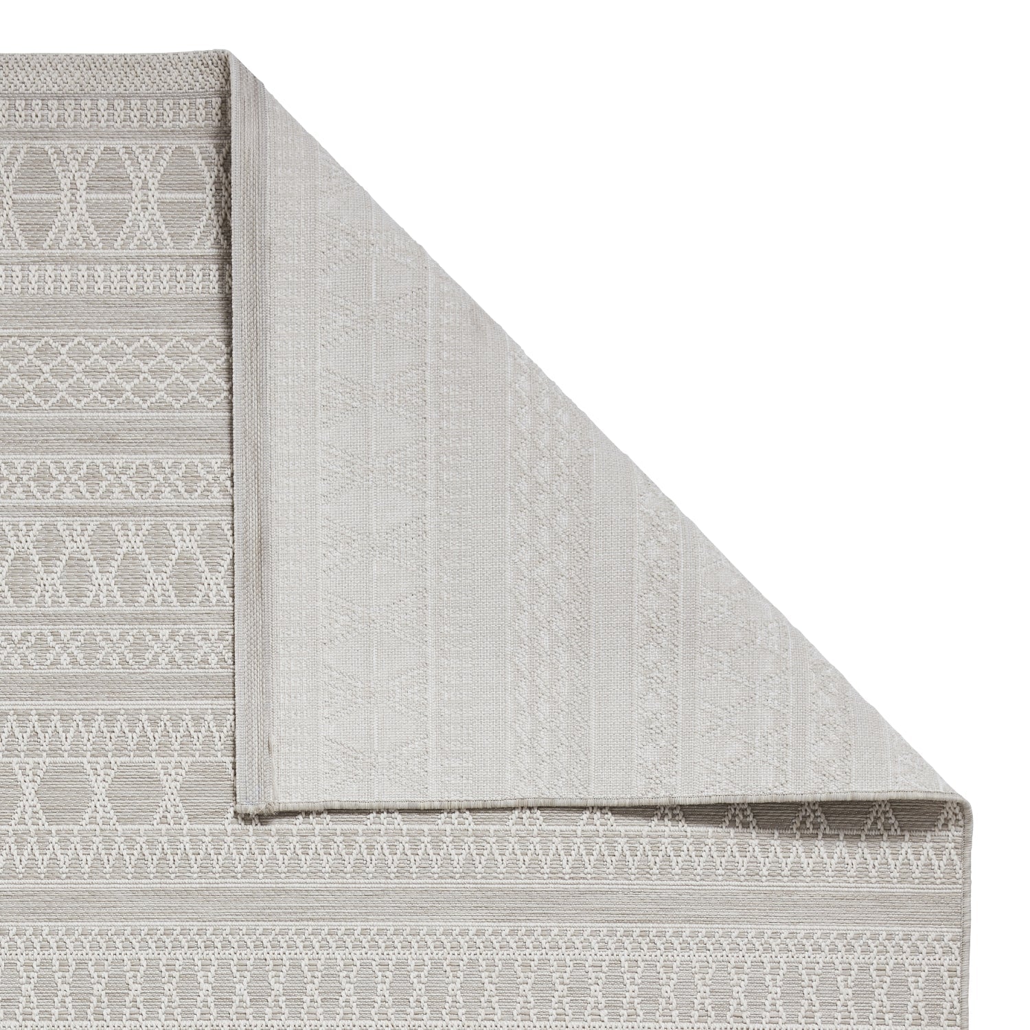 Coast Easy Clean Beige Moroccan Weatherproof Rug