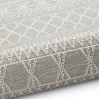 Coast Easy Clean Beige Moroccan Weatherproof Rug